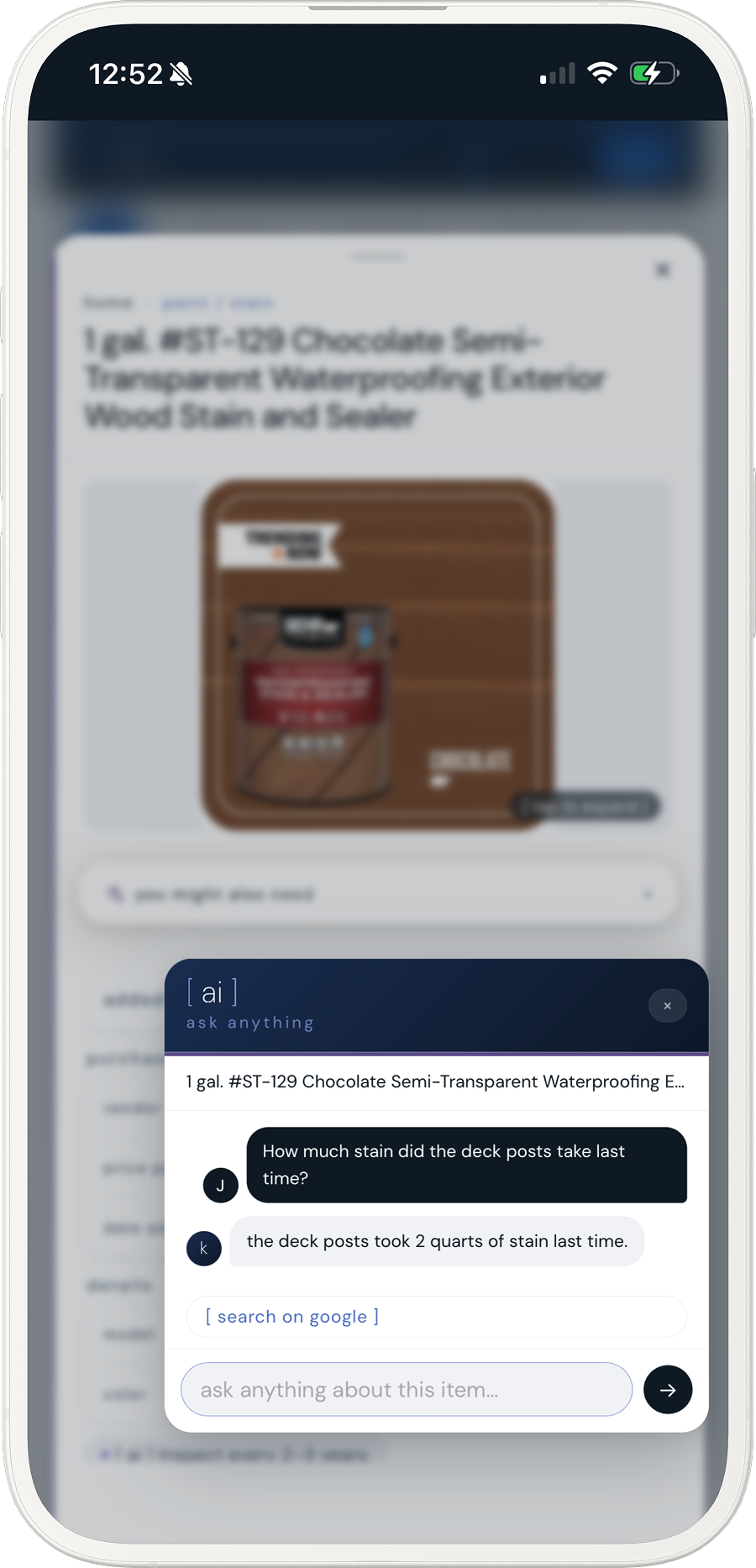 ask kept answering how many quarts of stain the deck needs