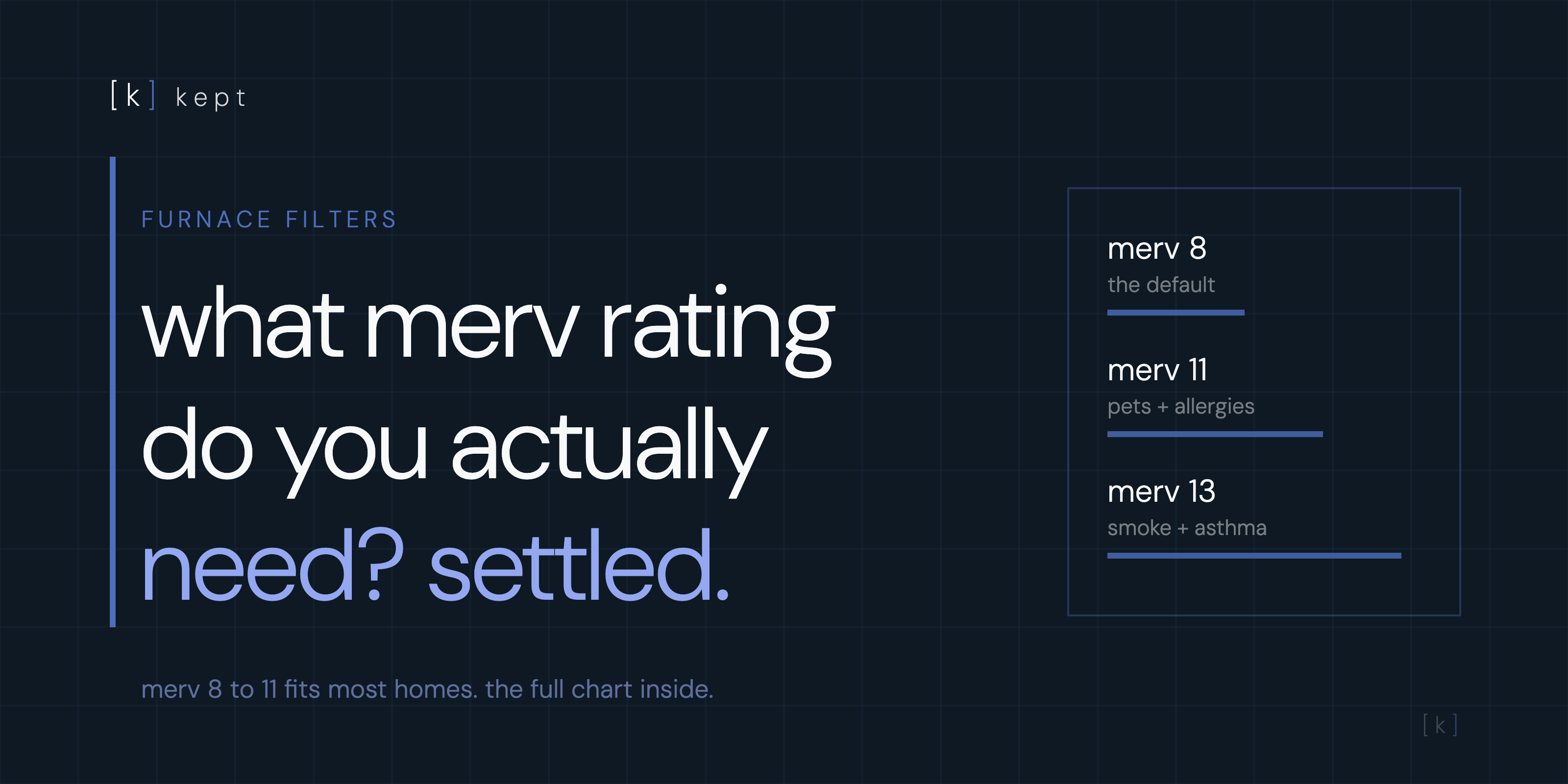 furnace filter MERV rating comparison, pleated filters from MERV 8 to MERV 13